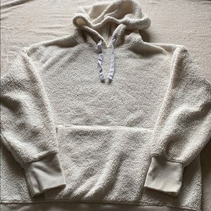Cream colored Sherpa